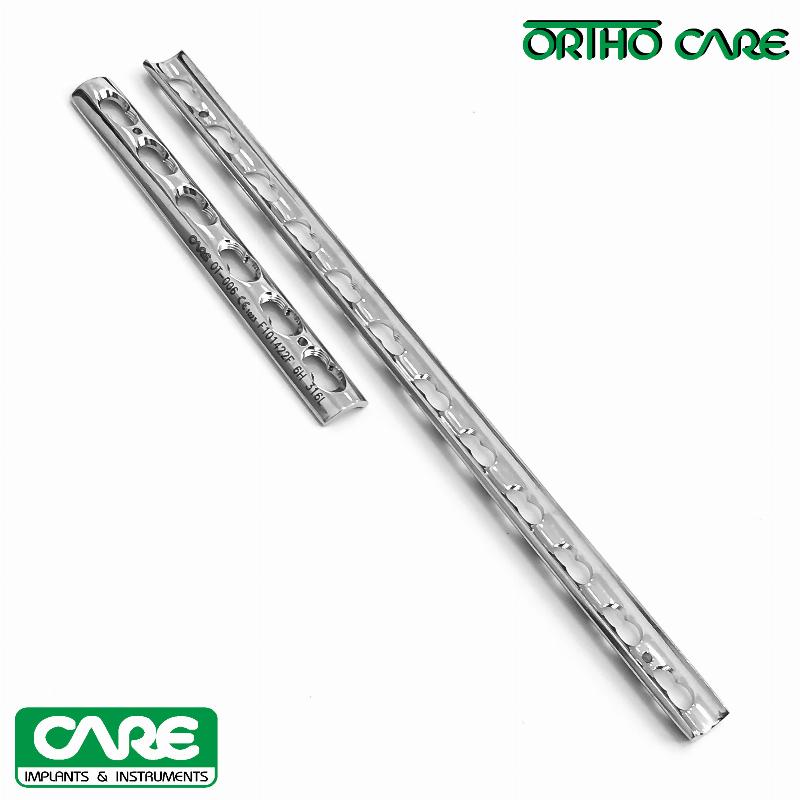 Пластина 1/3 трубчата з кутовою стабільністю під гвинти Ø 3,5 мм.